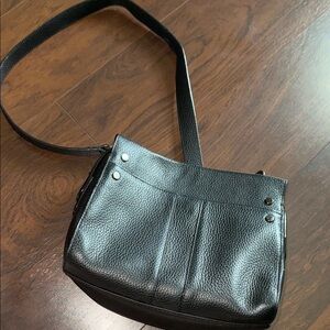 Black Crossbody Bag with Adjustable Strap